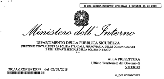 CIRCOLARE